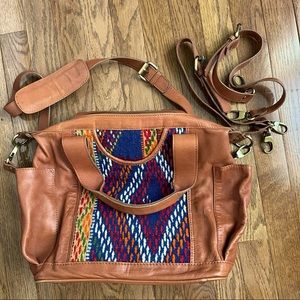 Nena & Co Morocco MCDB medium convertible day bag, lamb skin leather